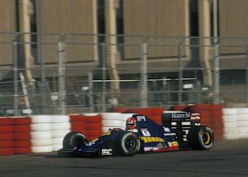 Eric van de Poele in Phoenix 1991 mit dem Team Modena-Lamborghini
