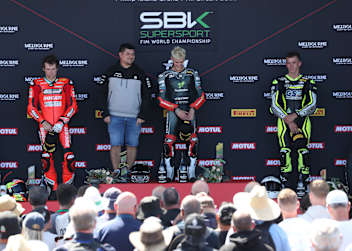 Die Top-3 (v.l.): Philipp Öttl, Jaume Masia und Oli Bayliss