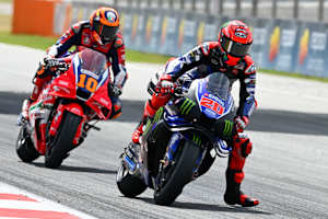 Fabio Quartararo und Luca Marini