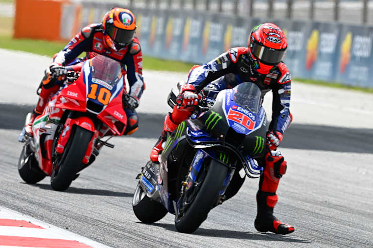 Fabio Quartararo und Luca Marini