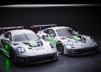 So sehen die beiden Porsche 2026 bei den 24 Hours of Le Mans aus