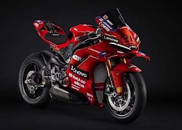 Die Ducati V4S im Marc-Marquez-Design