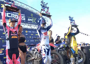 Das 450er-Podium von Unadilla
