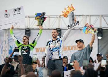 Das Podium beim Wasela Cross 2026