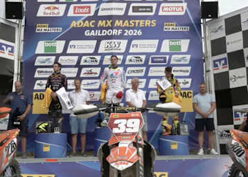 Das Masters-Podium in Gaildorf