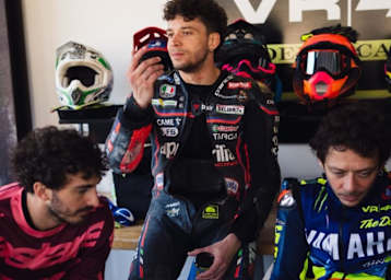 Drei GP-Helden: Rossi, Bezzecchi, Bagnaia