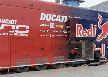 Das Ducati Corse-Werksteam ist eingetroffen