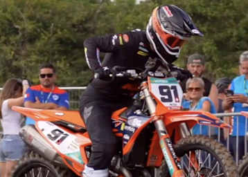 Jeremy Seewer auf seiner neuen KTM