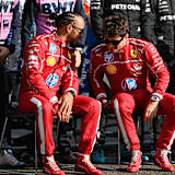 Lewis Hamilton und Charles Leclerc