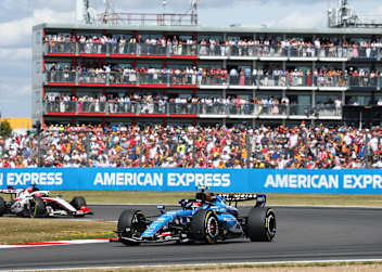 Carlos Sainz in Silverstone