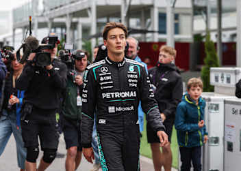 George Russell in Montreal