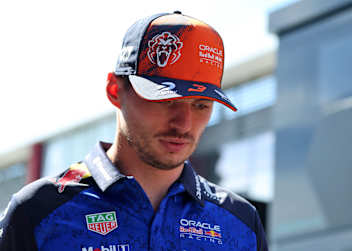 Max Verstappen in Ungarn
