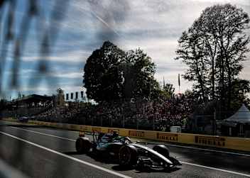 George Russell musste sich im Monza-Qualifying mit Platz 2 begnügen