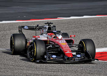 Charles Leclerc im Ferrari
