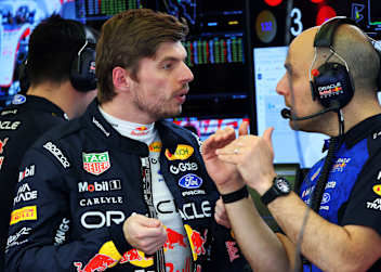Max Verstappen mit Gianpiero Lambiase