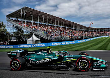 Fernando Alonso im Aston Martin-Honda