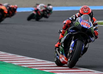 Fabio Quartararo durfte im Japan-GP nicht Vollgas geben