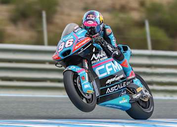 Daniel Holgado beim Jerez-Test