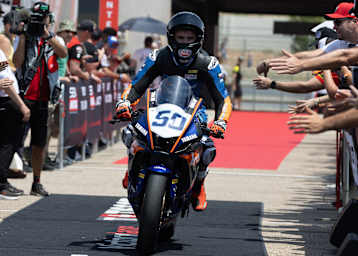 Mit Platz 2 in Aragon erlöste Carter Thompson Yamaha