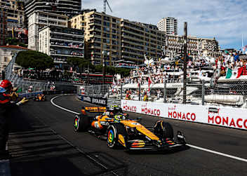 Lando Norris letztes Jahr beim Monaco-GP