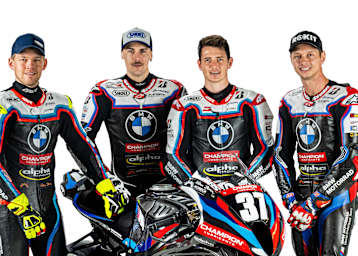 Mit Hannes Soomer und Markus Reiterberger am Start (v.li.)