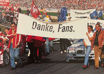 Abschied von den Fans: Der letzte Aufmarsch in Hockenheim am 13.10.1996