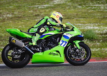 Dominique Aegerter auf der Kawasaki ZX-6R