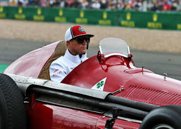 Kimi Räikkönen in Silverstone 2019 im Alfa Romeo