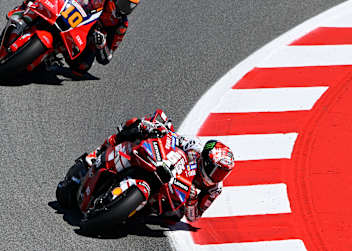 Pecco Bagnaia in Barcelona