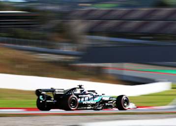 Mercedes ist in Spanien am meisten zum Fahren gekommen