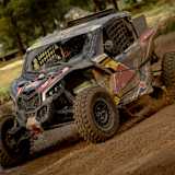 Matthias Walkner bei der Portugal-Rallye