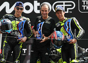Raul Fernandez, Davide Brivio und Ai Ogura