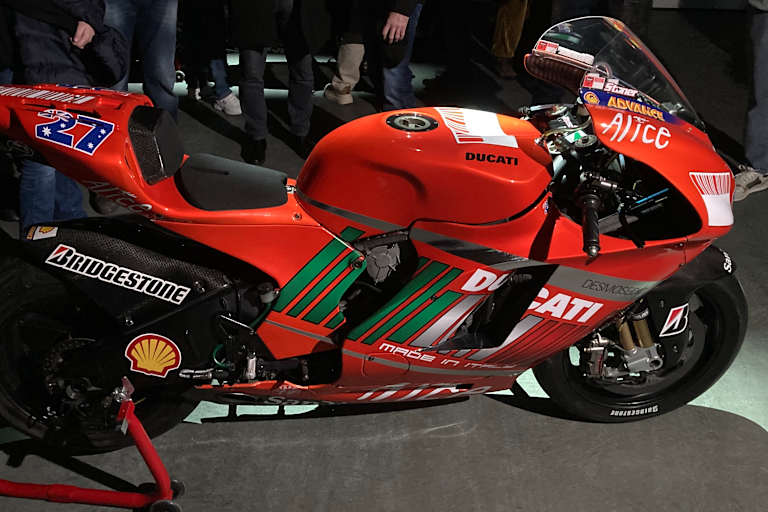 Die Desmosedici von Casey Stoner aus dem Jahr 2007