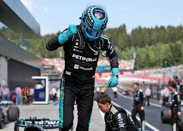 George Russell kreuzte die Ziellinie in Spielberg als Erster