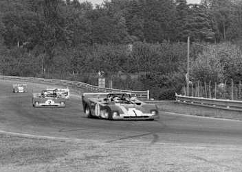 Zwei Ferrari 312 PB bei den 500 Kilometer von Imola 1972