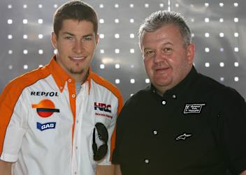 Rudi Moser mit MotoGP-Legende Nicky Hayden