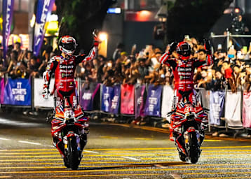 Pecco Bagnaia und Marc Marquez