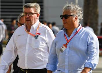 Paolo Campinoti (re.) mit F1-Urgestein Ross Brawn