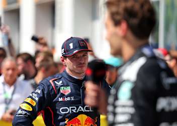 Max Verstappen und George Russell