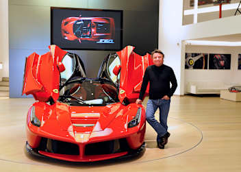 René Arnoux zu Gast bei Ferrari