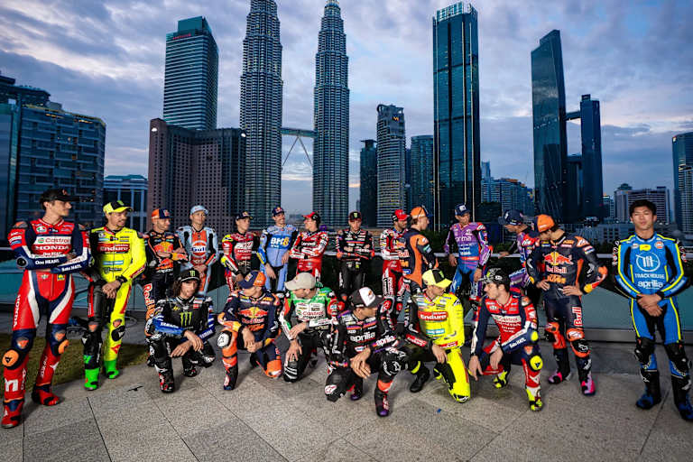 Das MotoGP-Fahrerfeld 2026 beim Saisonstart-Event in Kuala Lumpur