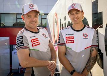 Alex Lowes und Axel Bassani