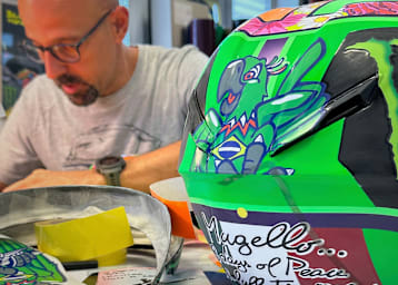 MotoGP-Helm von Franco Morbidelli