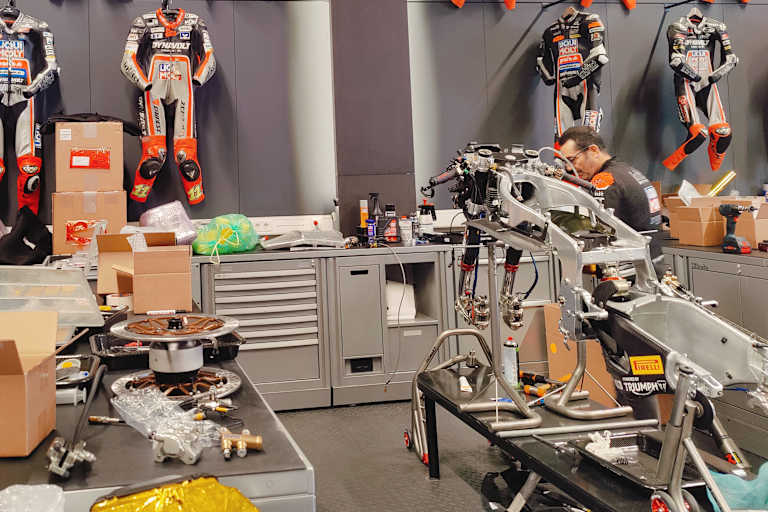 Das Kalex-Chassis für die Moto2-WM 2026