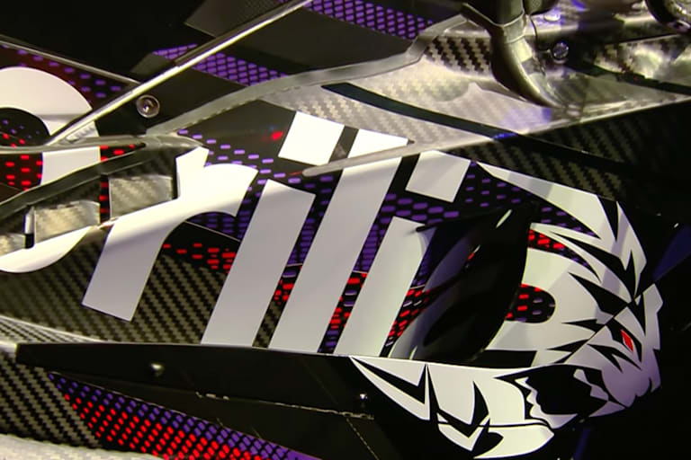 Der Löwe steht für den Kampfgeist von Aprilia