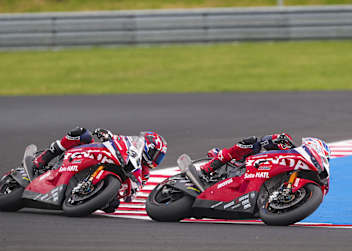 Die Honda-Piloten kämpften in Most gegeneinander