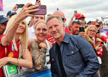 Christian Horner war dieses Jahr in Silverstone vor Ort