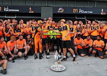 Das Ergebnis der harten Arbeit von McLaren: Norris siegte im Ungarn-GP