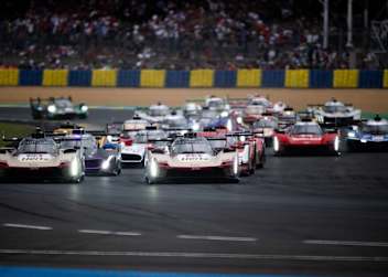Der Start zu den 24h Le Mans bietet stets eine besondere Atmosphäre