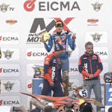 Das MXGP-Podium in Alghero